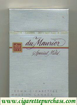 Du Maurier Special Mild 25s 100s cigarettes hard box